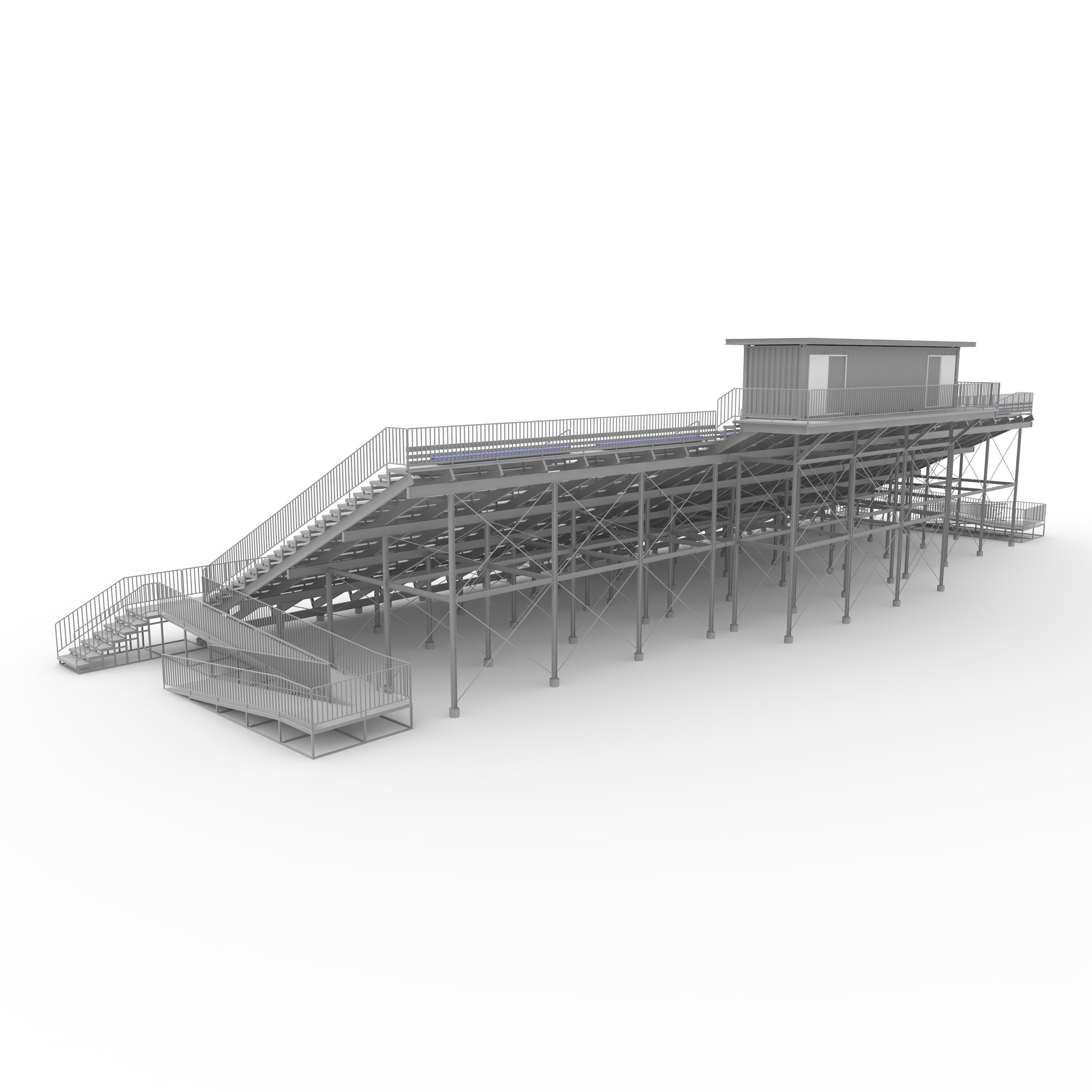 Bleachers 52 3D model_7