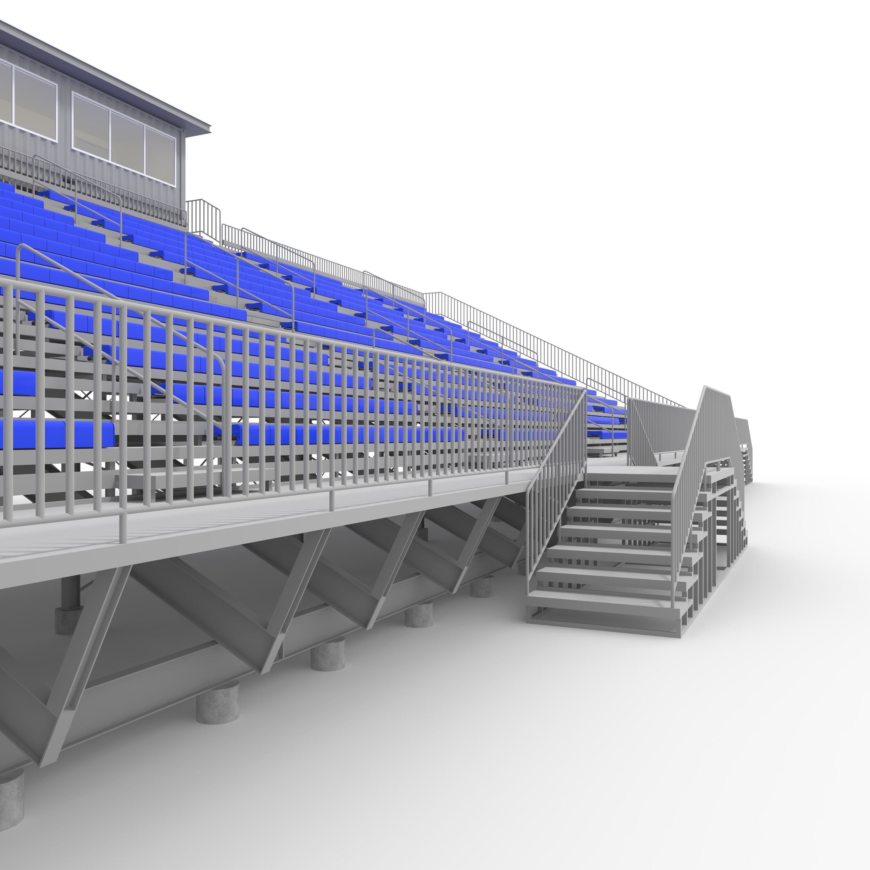 Bleachers 52 3D model_16