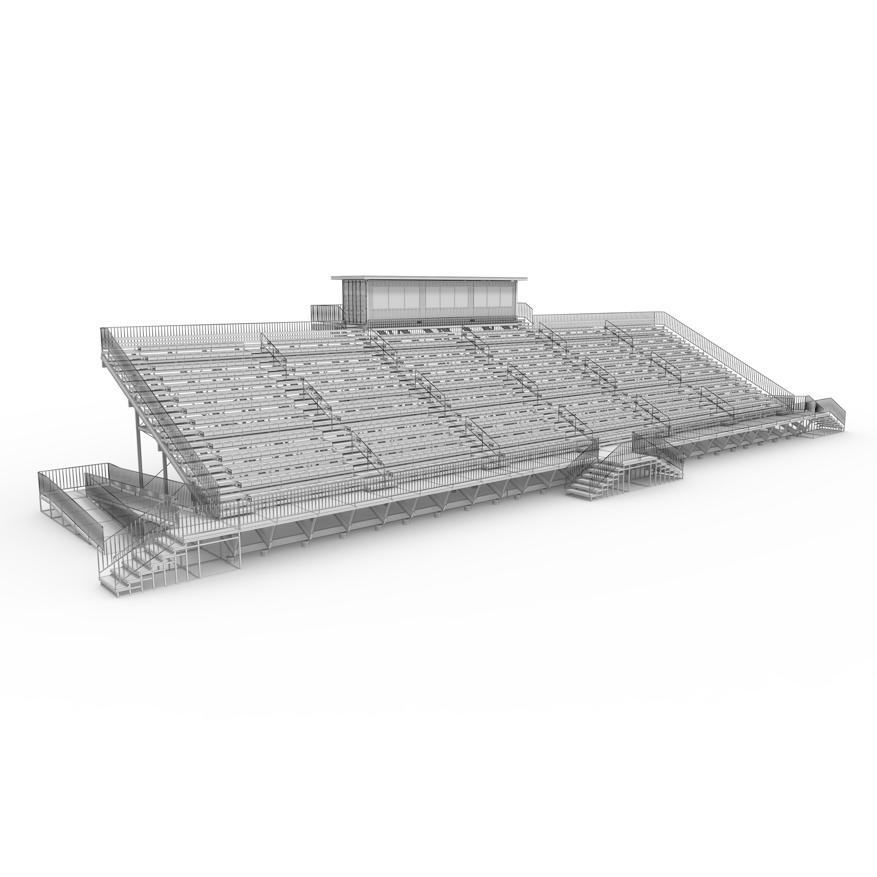Bleachers 52 3D model_3