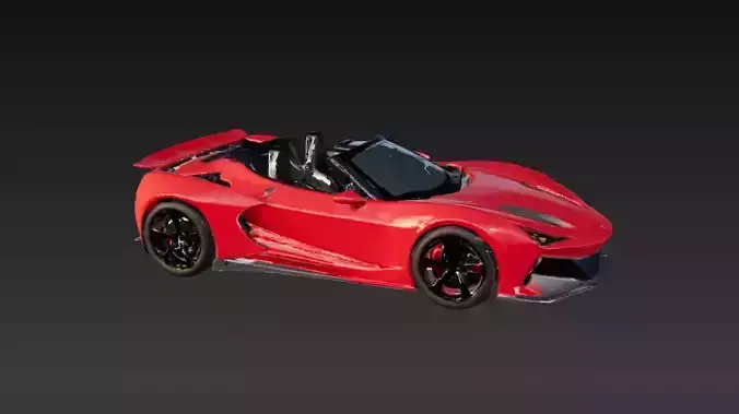 Sport Car 3D Model Series 1 3D print model