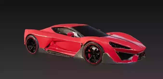 Sport Car 3D Model Series 2 3D print model