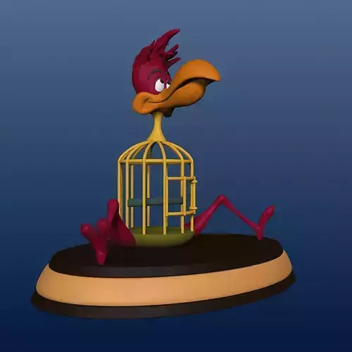 Cage Bird - Alice in Wonderland - 010 3D print model