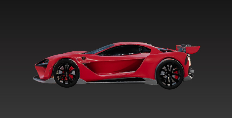 Sport Car 3D Model Series 3 3D print model_3