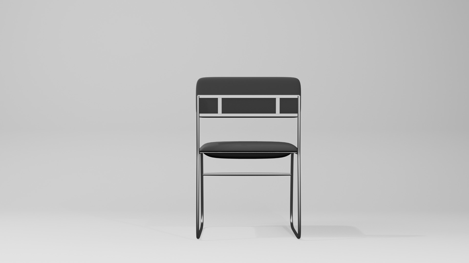 Office chair  3D model_3