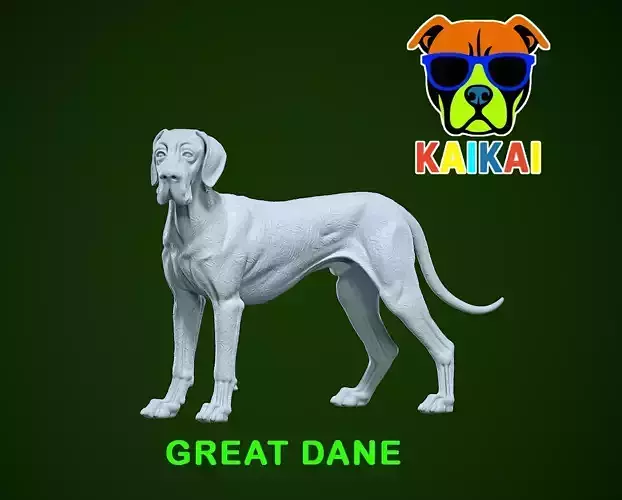 Great Dane dog - German Mastiff model - 3D print
