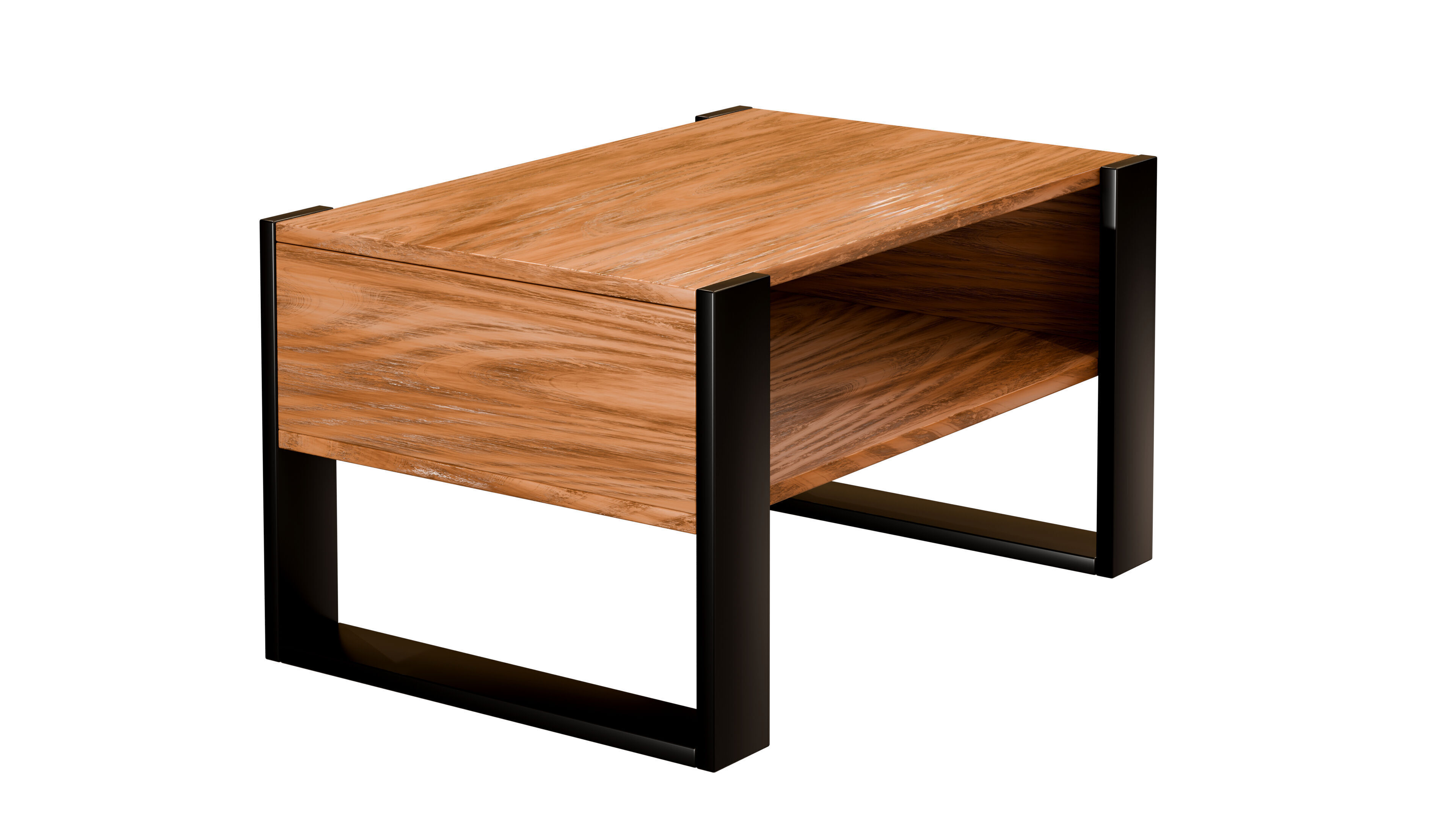 Coffee Table Free low-poly 3D model_3