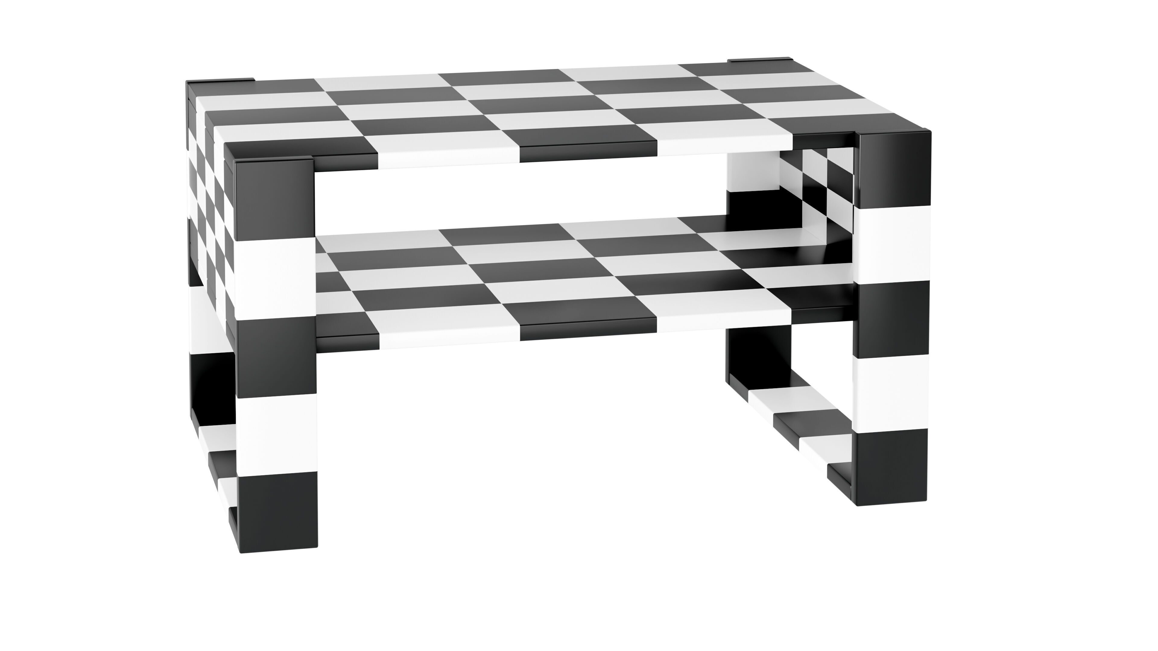 Coffee Table Free low-poly 3D model_15