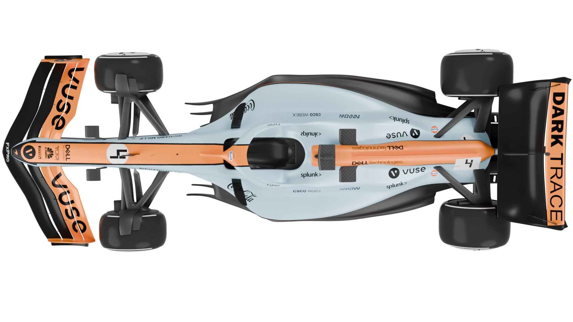 Gulf Mclaren F1 2022 3D model_8