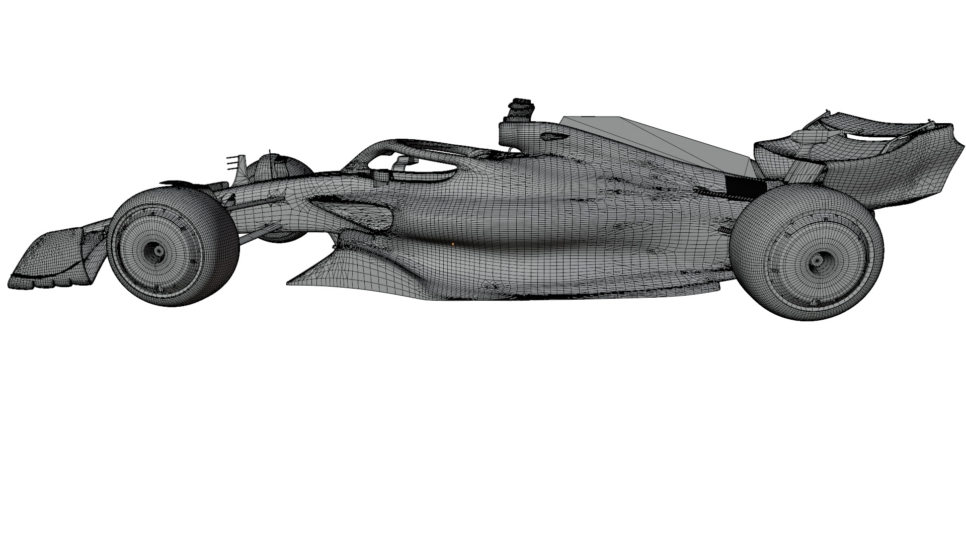 Gulf Mclaren F1 2022 3D model_10