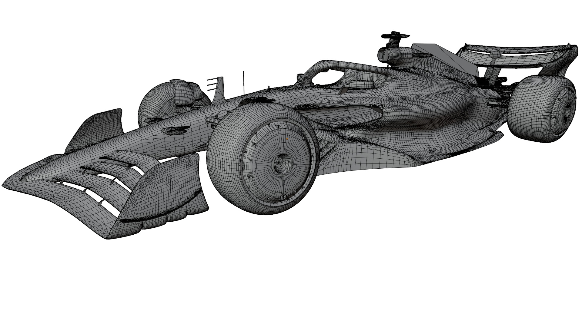 Gulf Mclaren F1 2022 3D model_9