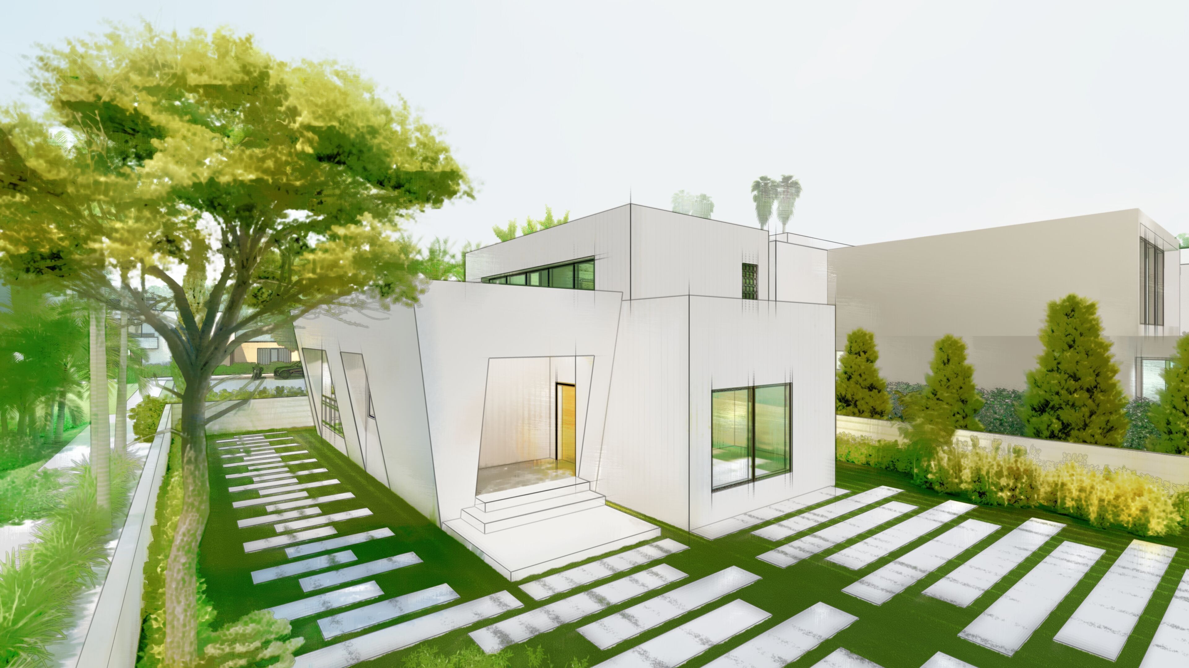 Minimal Modern House - 230 SQM - Full Package 3D model_8