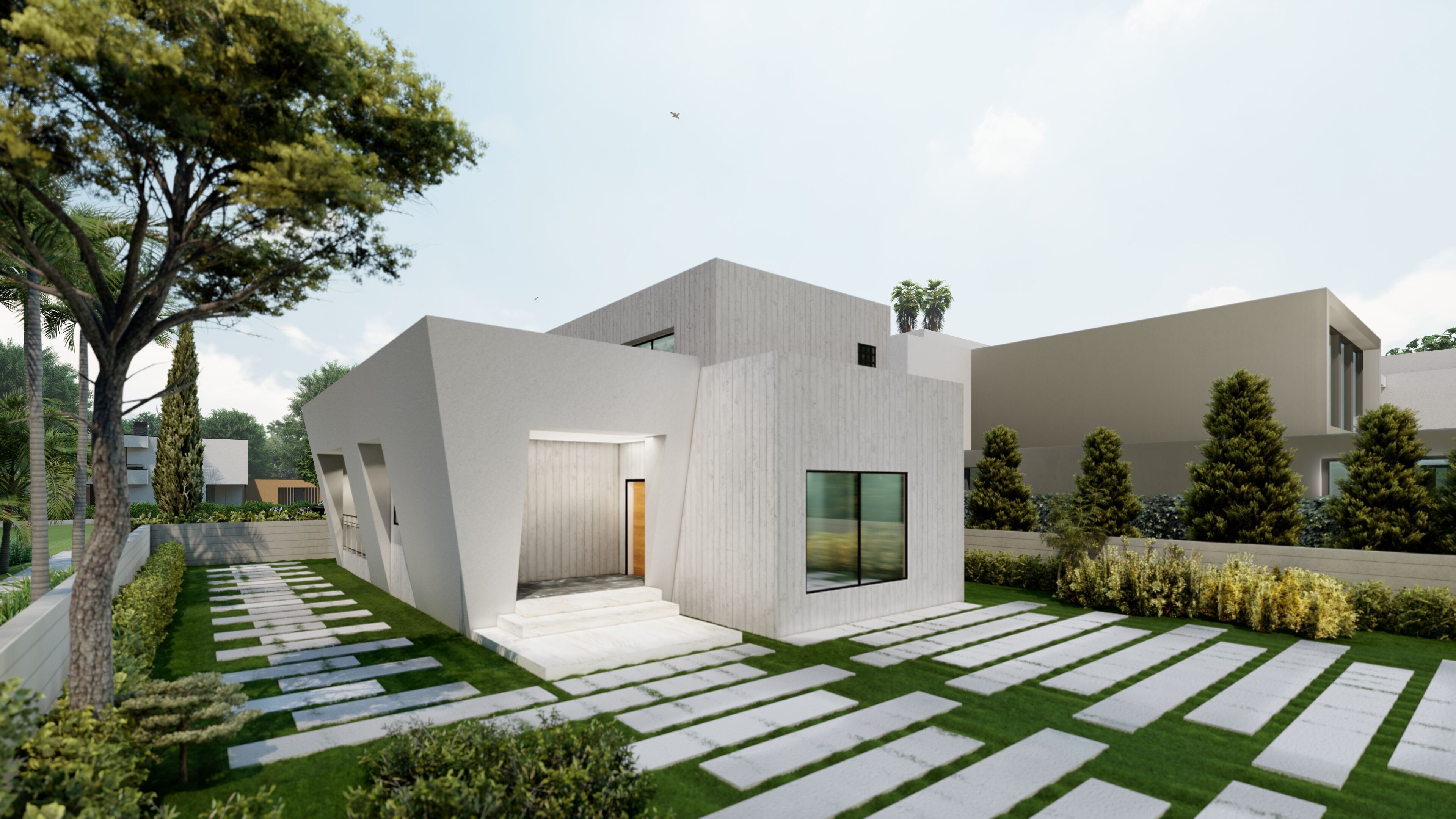 Minimal Modern House - 230 SQM - Full Package 3D model_2