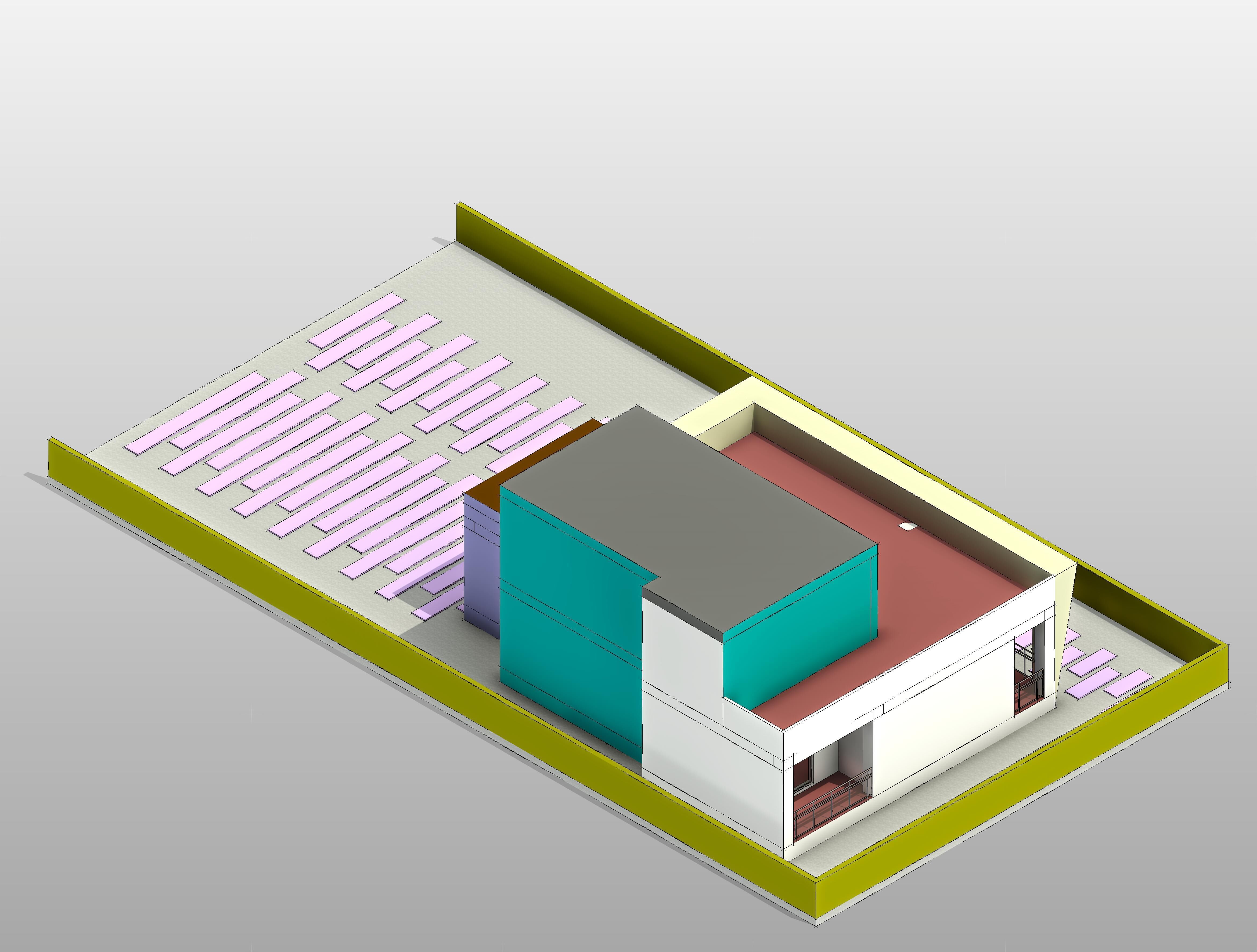 Minimal Modern House - 230 SQM - Full Package 3D model_5