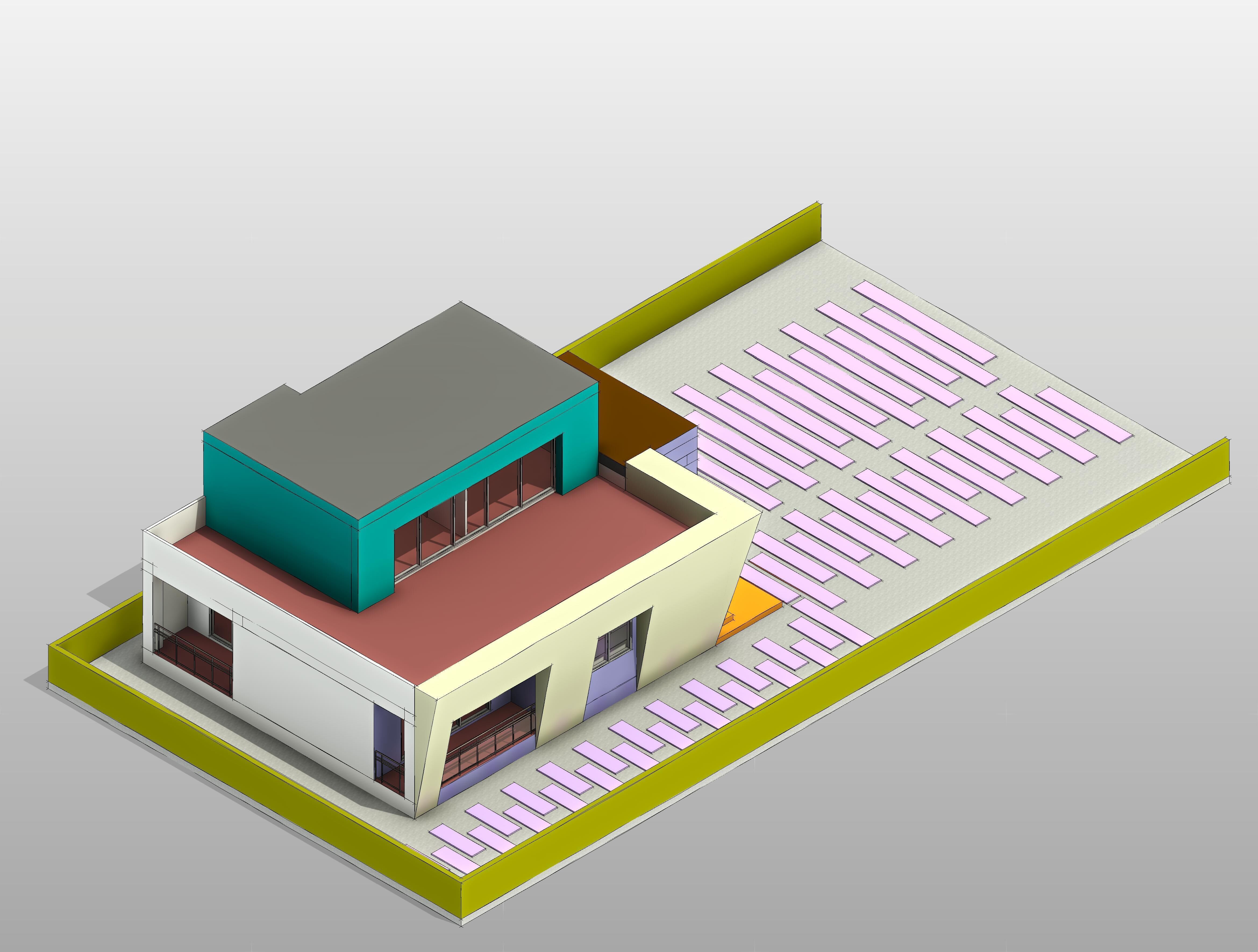 Minimal Modern House - 230 SQM - Full Package 3D model_7