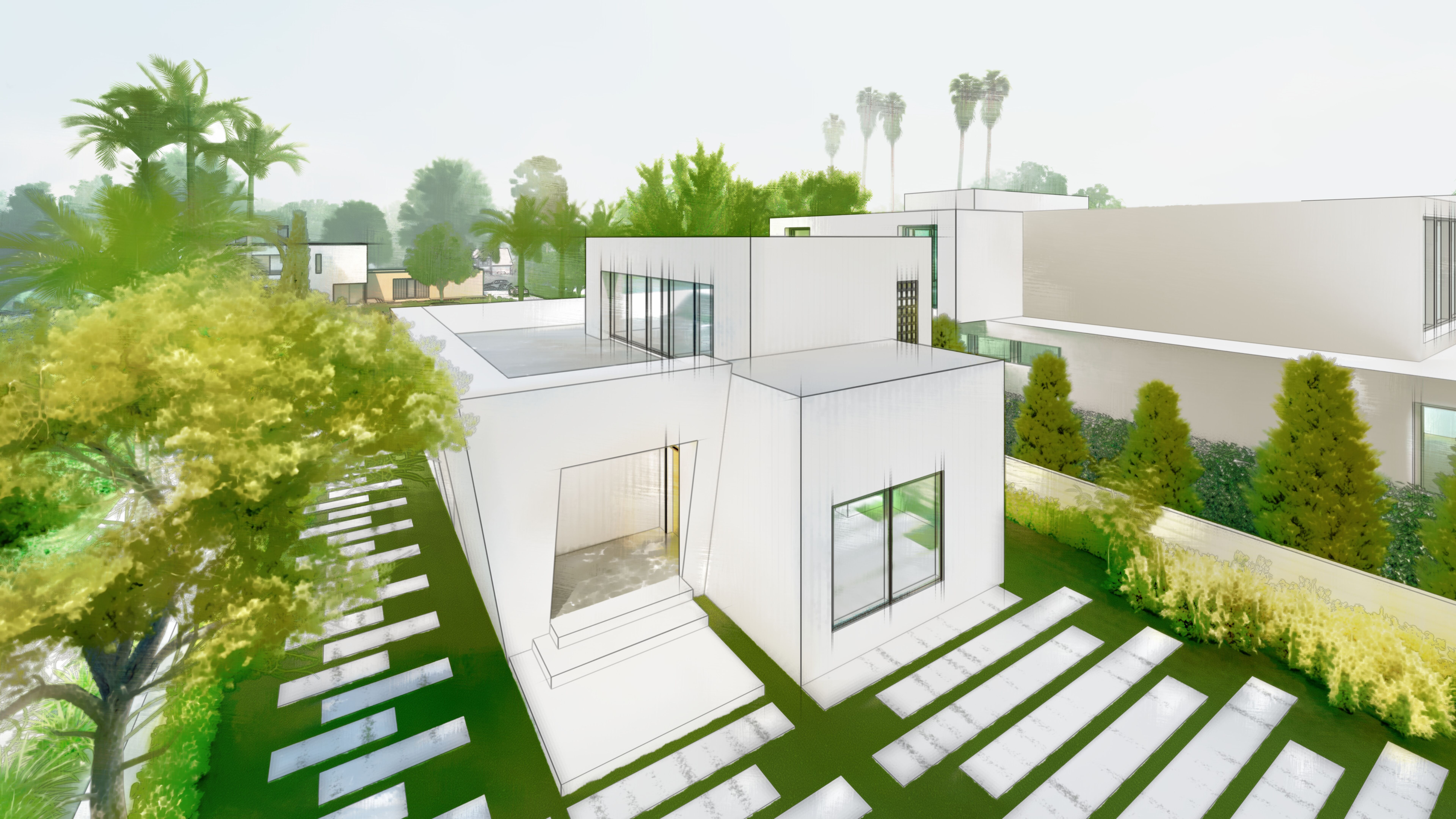 Minimal Modern House - 230 SQM - Full Package 3D model_10