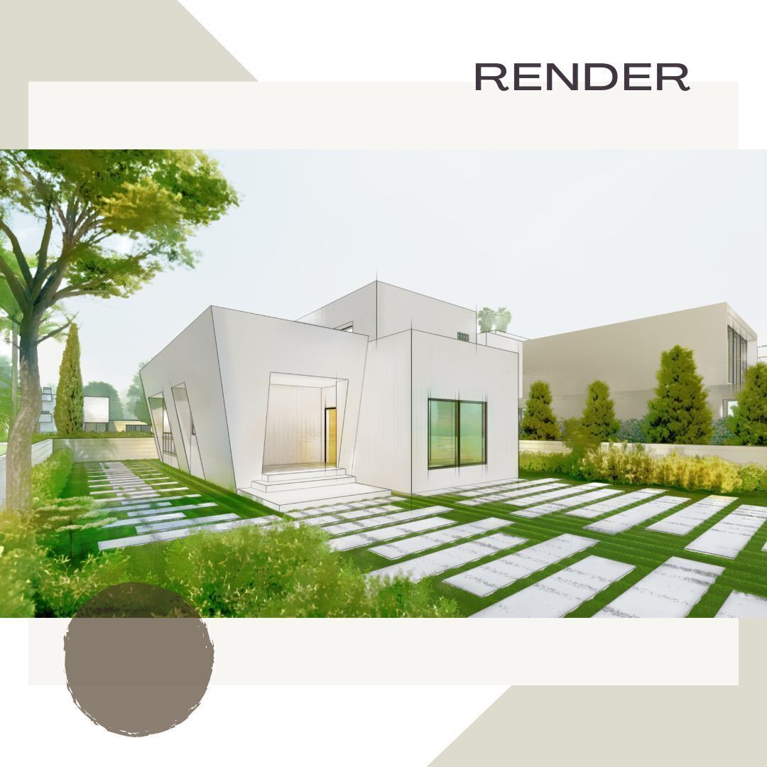 Minimal Modern House - 230 SQM - Full Package 3D model_18