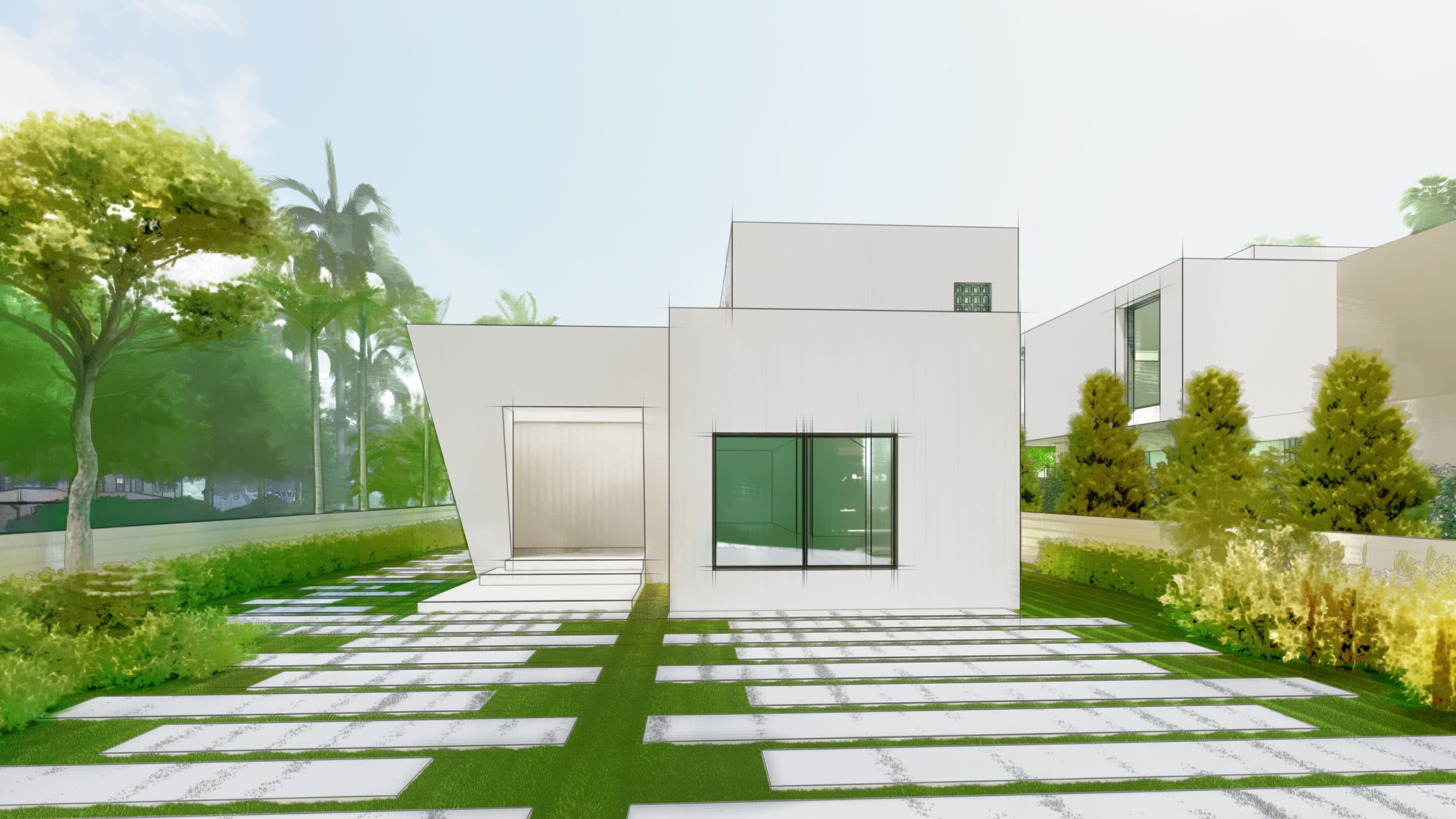 Minimal Modern House - 230 SQM - Full Package 3D model_6