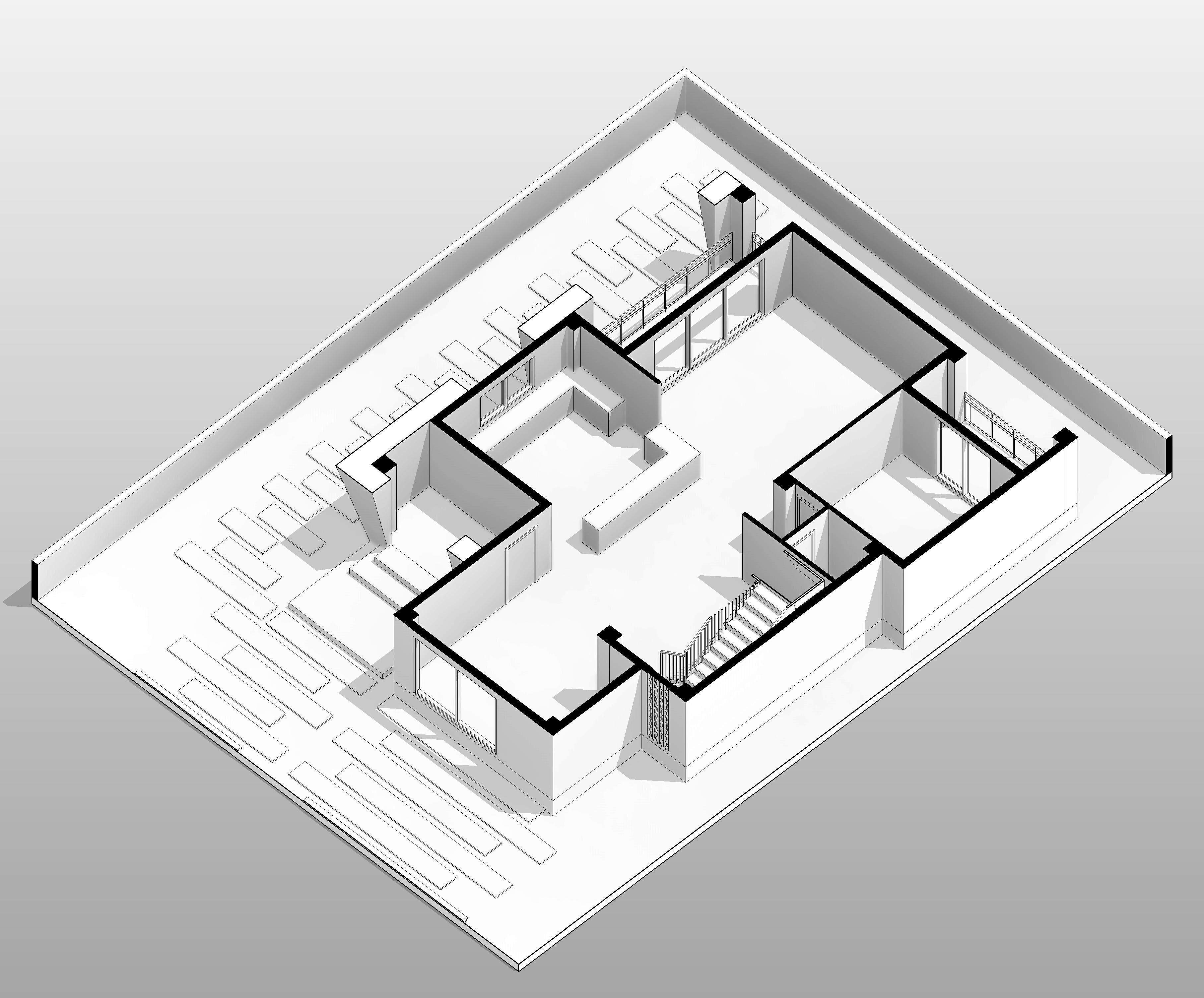 Minimal Modern House - 230 SQM - Full Package 3D model_13