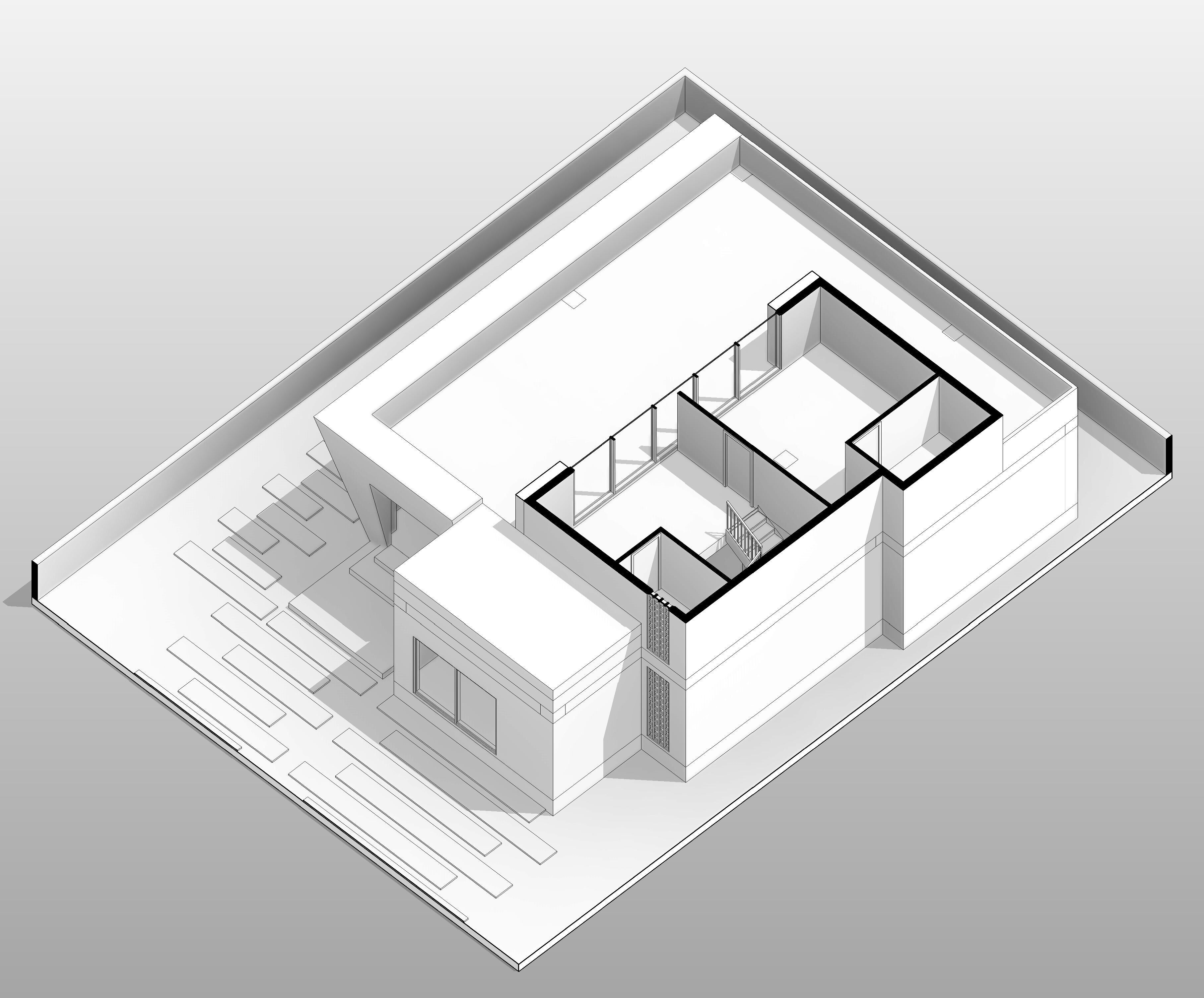 Minimal Modern House - 230 SQM - Full Package 3D model_14
