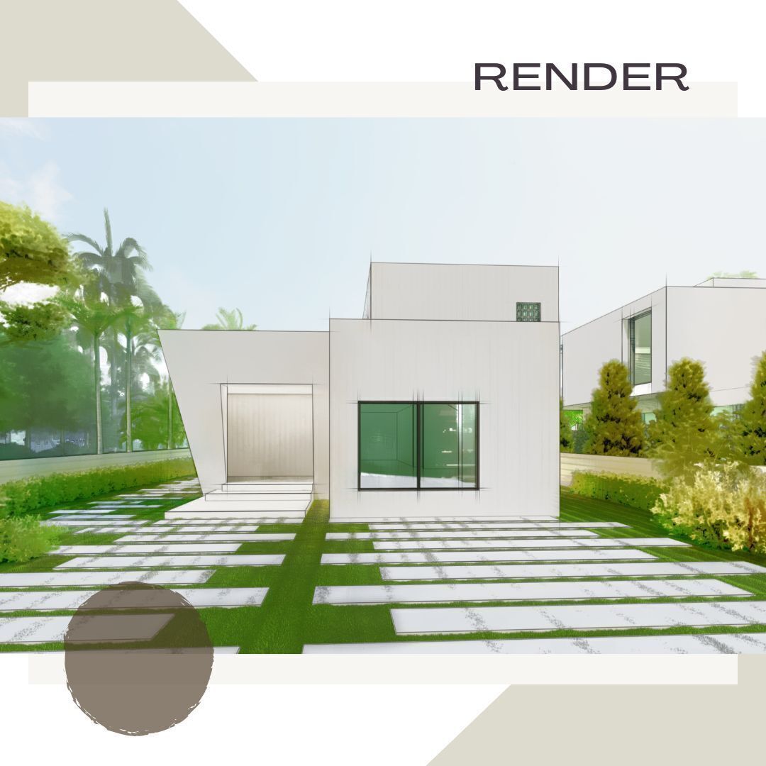 Minimal Modern House - 230 SQM - Full Package 3D model_19