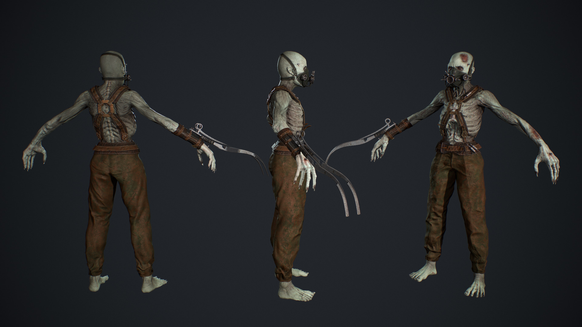 Maniac 2 Low-poly 3D model_6