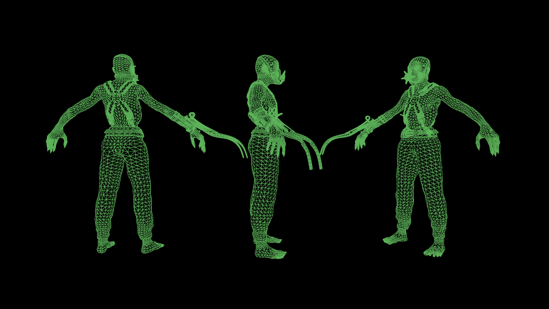 Maniac 2 Low-poly 3D model_7