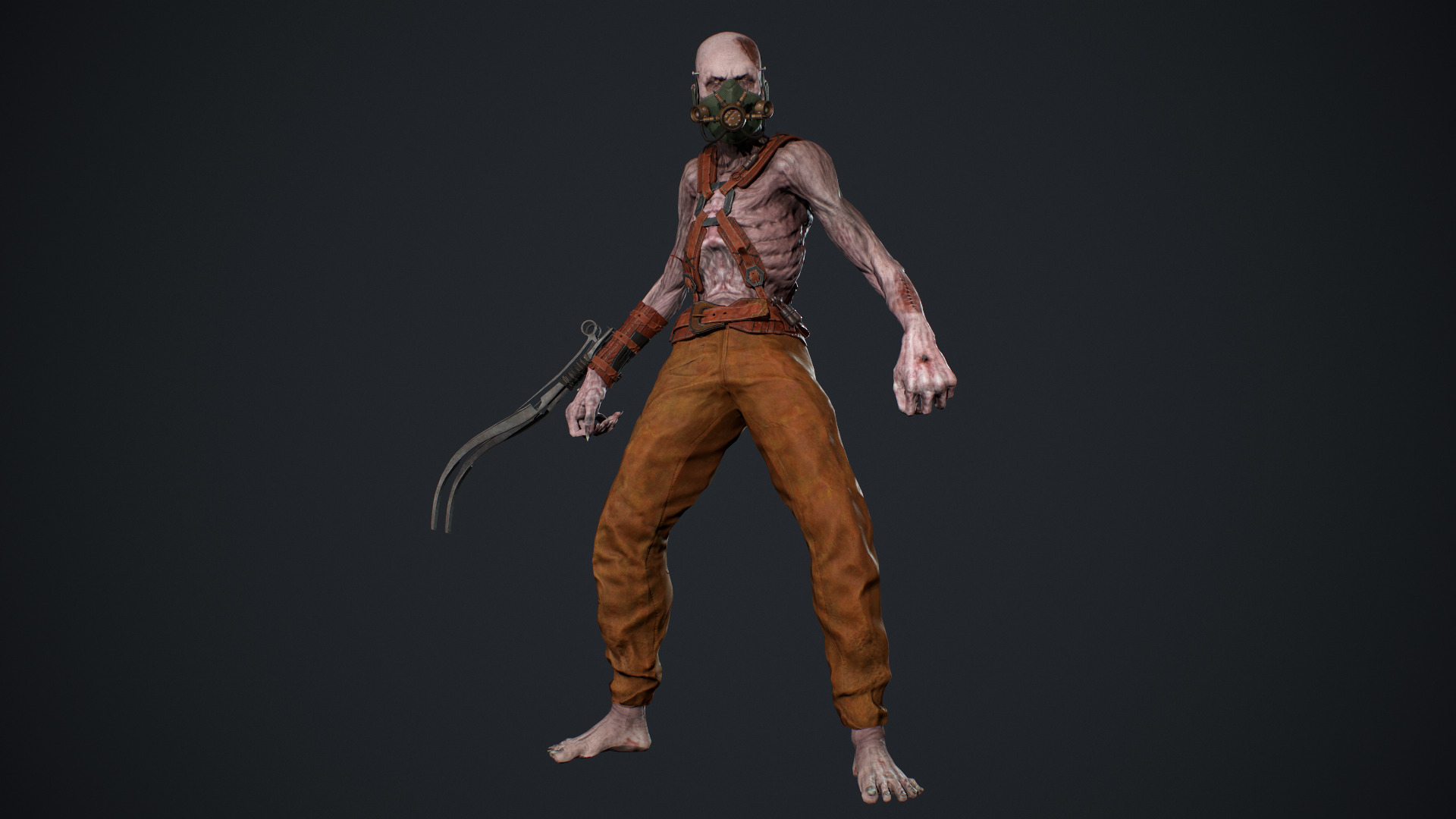 Maniac 2 Low-poly 3D model_11