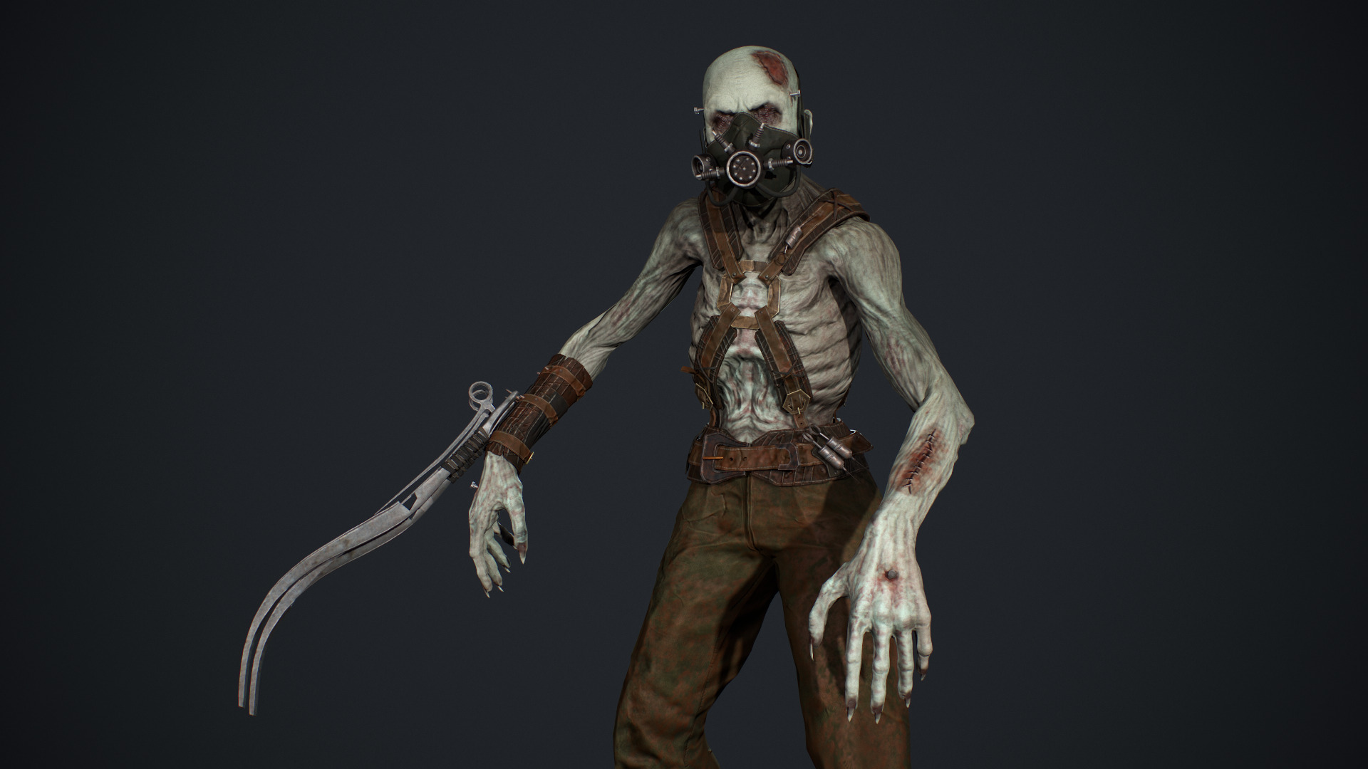 Maniac 2 Low-poly 3D model_12