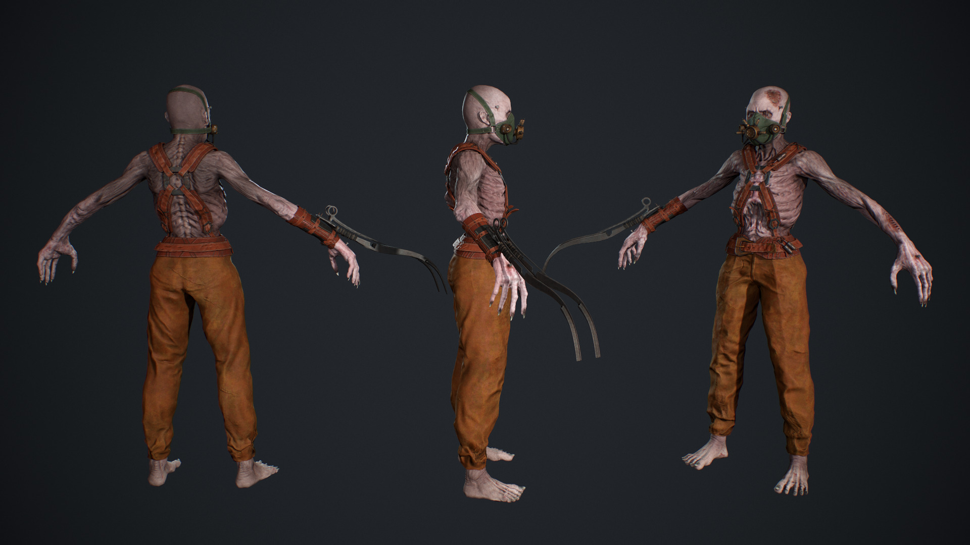 Maniac 2 Low-poly 3D model_4