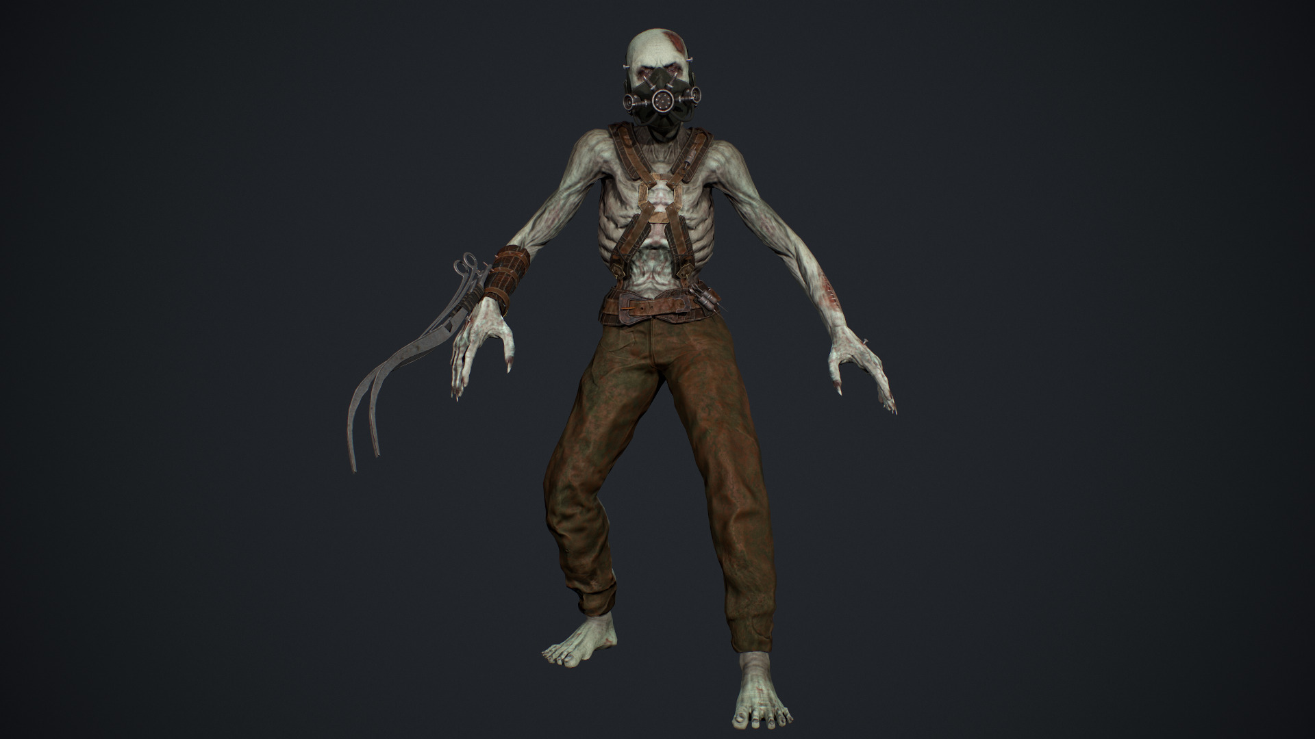 Maniac 2 Low-poly 3D model_16
