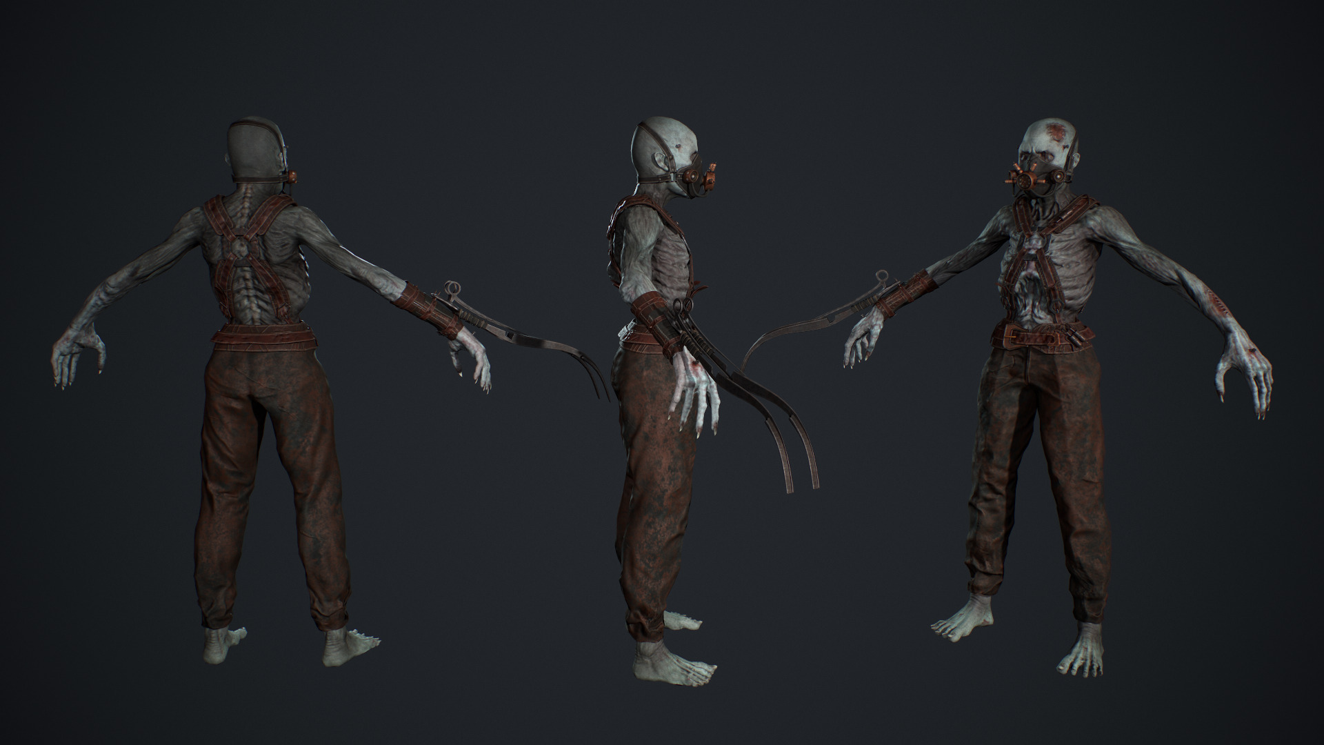 Maniac 2 Low-poly 3D model_5