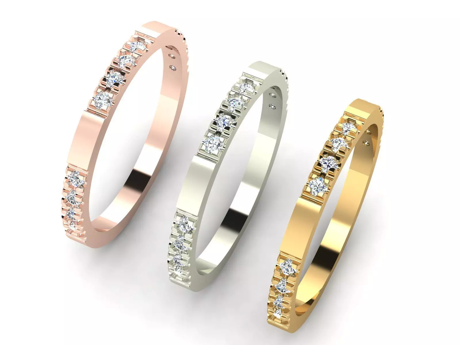 Delicate Minimal Ring 3D print model_0