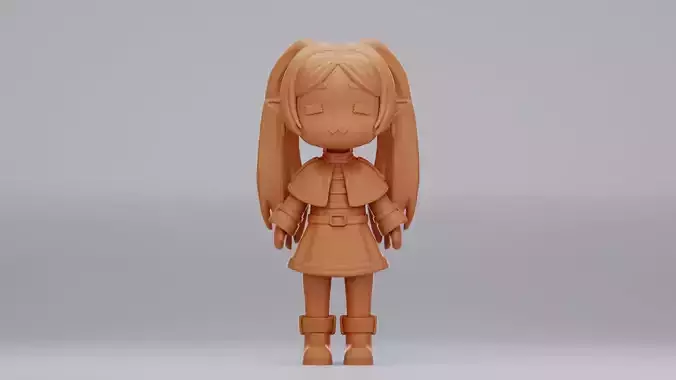 Chibi Frieren 3D Stl For Printing