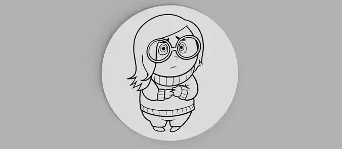 Sadness - INTENSELY - Logo Coasters