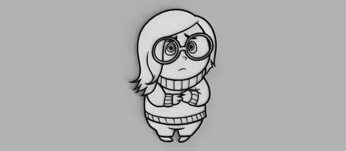 Sadness - INTENSELY - Logo Wall Picture