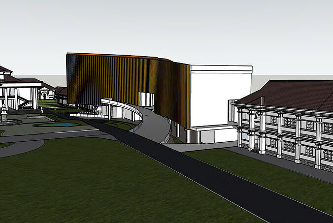 Library University 3D model