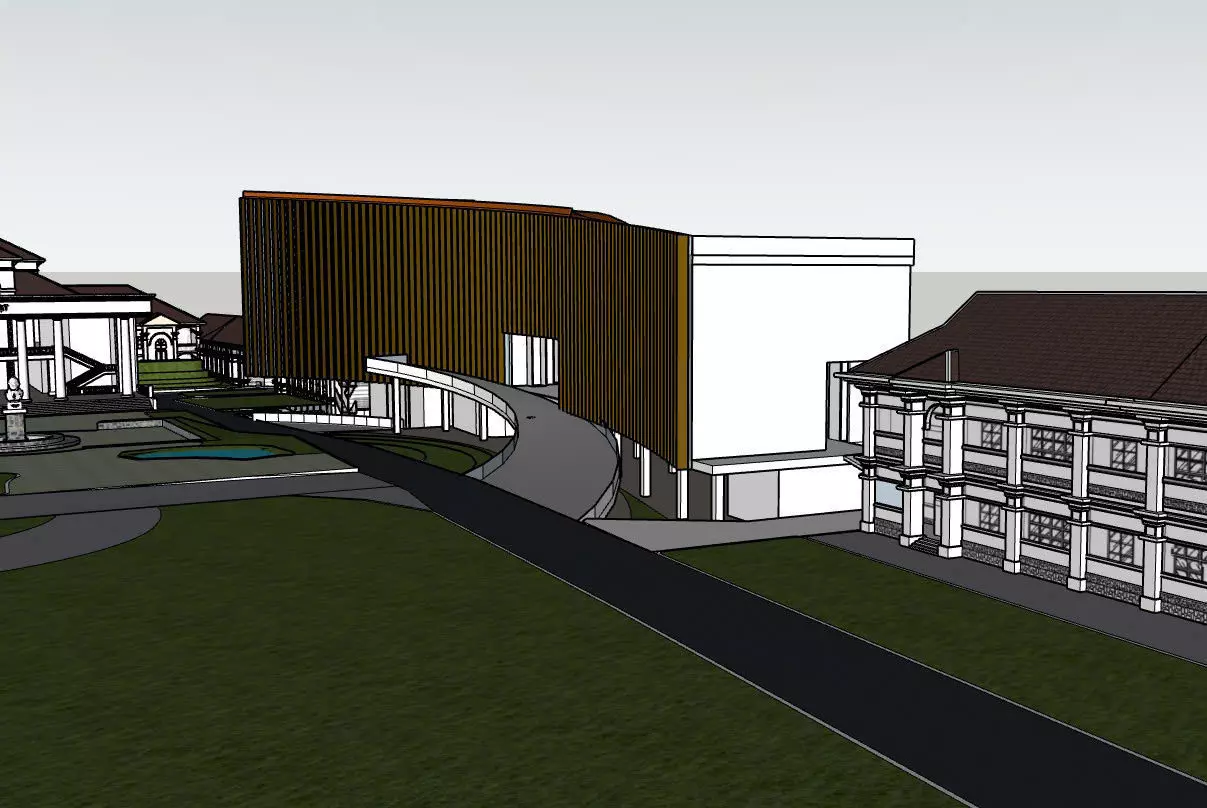 Library University 3D model_0