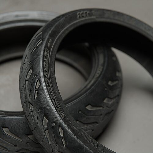 Michelin Road 6 Motorcycle Tires 3D model 2