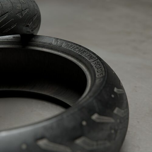 Michelin Road 6 Motorcycle Tires 3D model 6