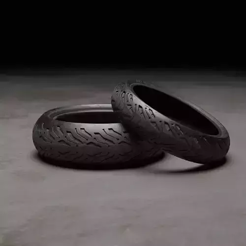 Michelin Road 6 Motorcycle Tires 3D model