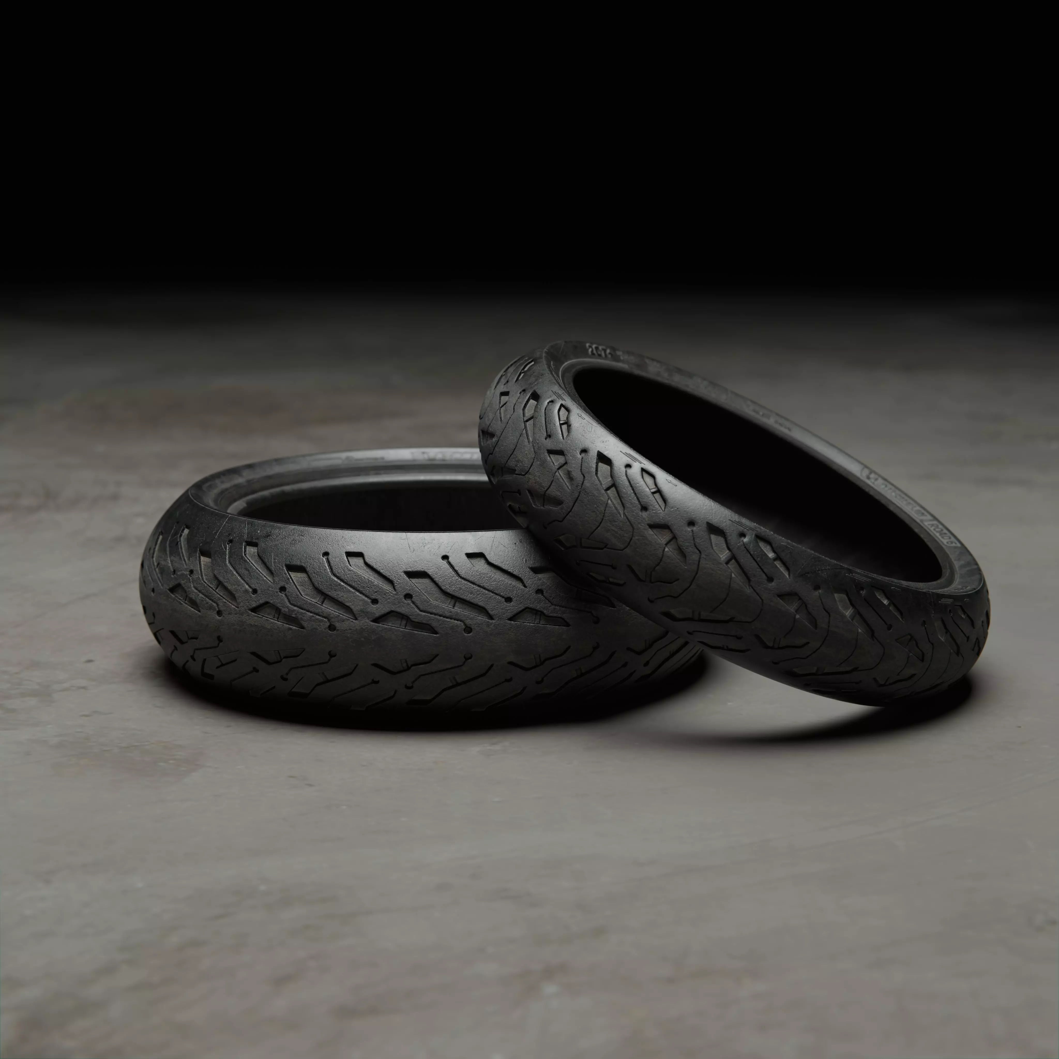 Michelin Road 6 Motorcycle Tires 3D model_0