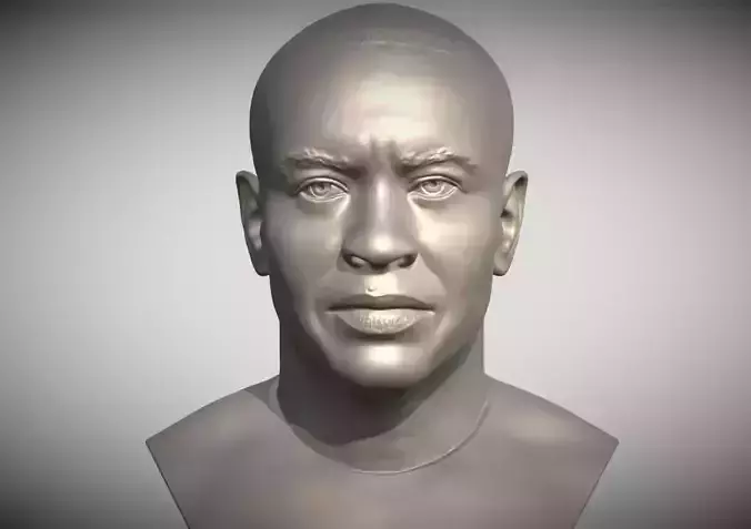 Dr Dre bust 3D print model