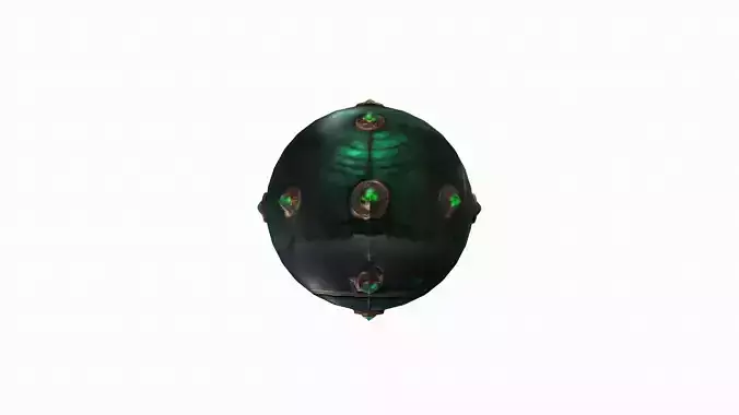 3d Render Glowing Light Orb Of Celestial Power 