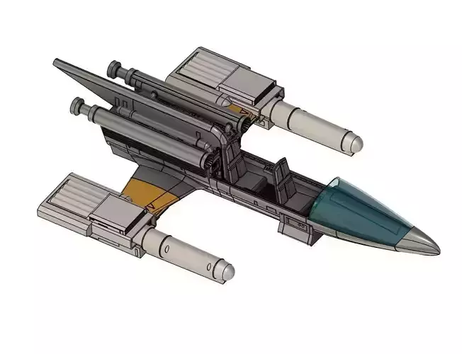 INCOME T-13 LANDSPEEDER MCQUARRIE CONCEPT SPEEDER 3D print model