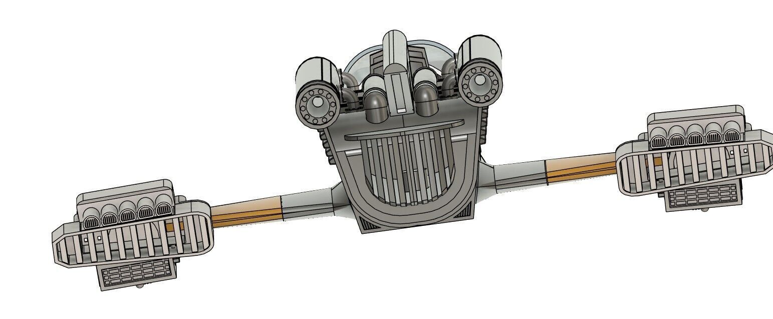 INCOME T-13 LANDSPEEDER MCQUARRIE CONCEPT SPEEDER 3D print model_3