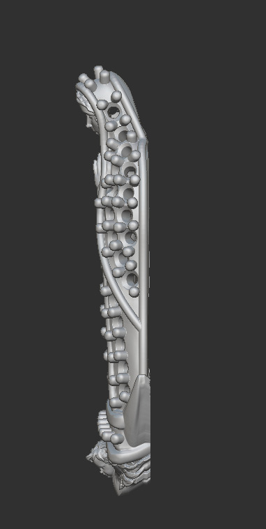 Virgin of Guadalupe 3D print model_9