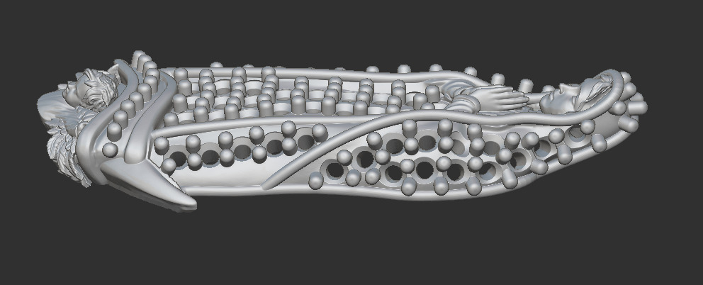 Virgin of Guadalupe 3D print model_7