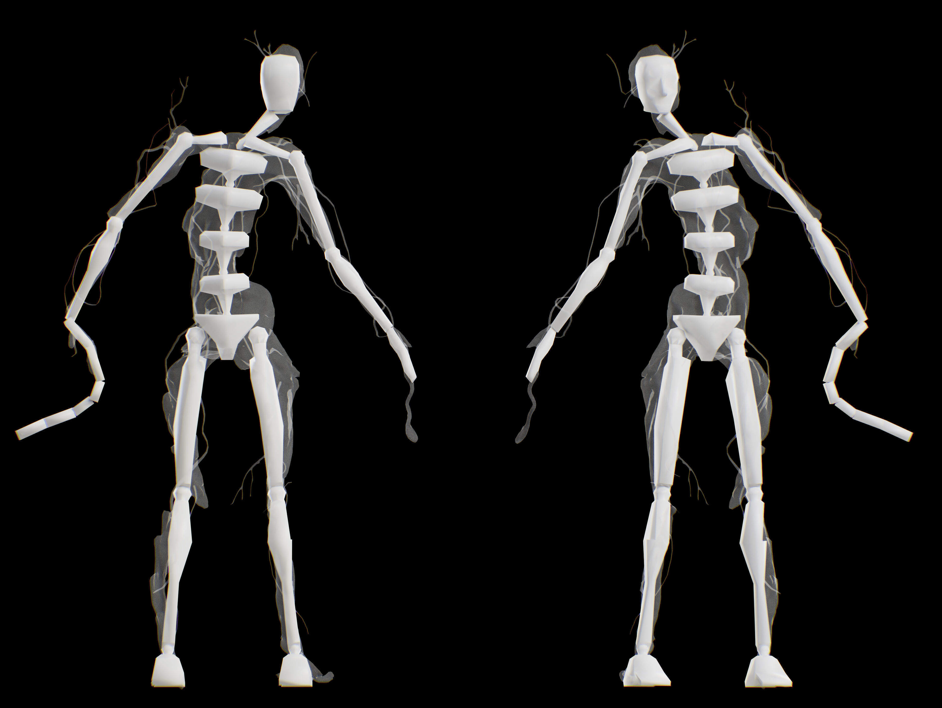 Horror Substance Low-poly 3D model_11