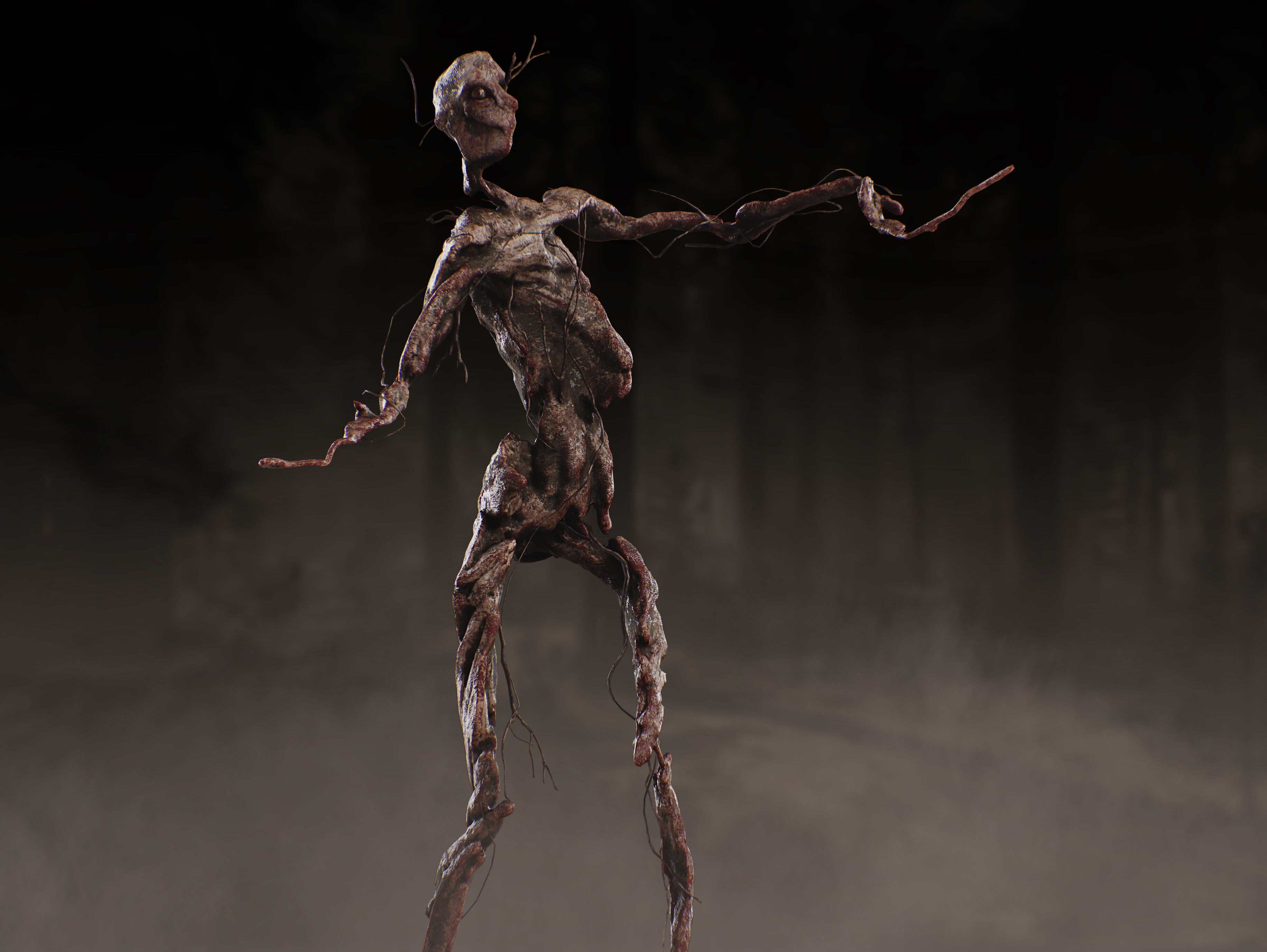 Horror Substance Low-poly 3D model_8