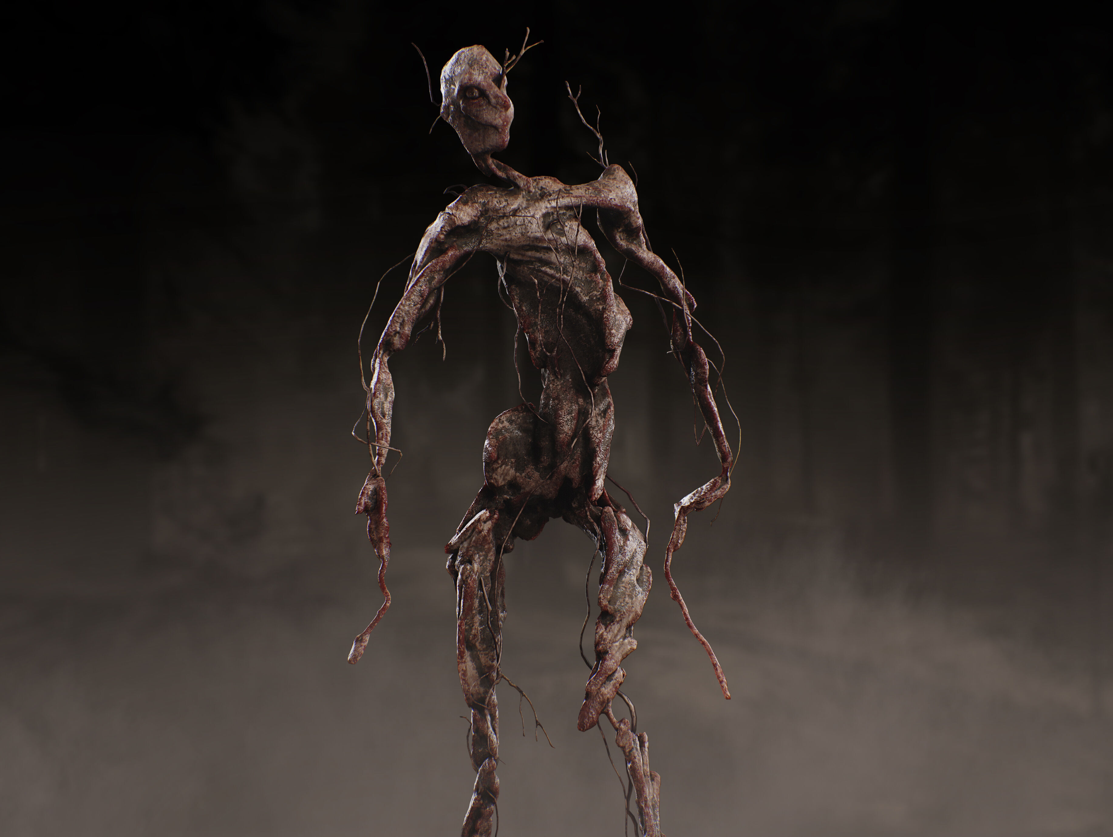 Horror Substance Low-poly 3D model_2